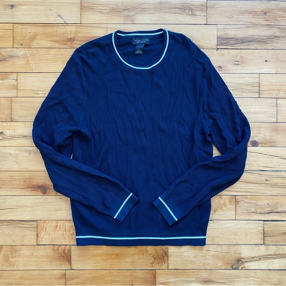 Bloomingdale's Other - 💙 Men’s Bloomingdale’s Navy Ribbed Sweater - Size Large